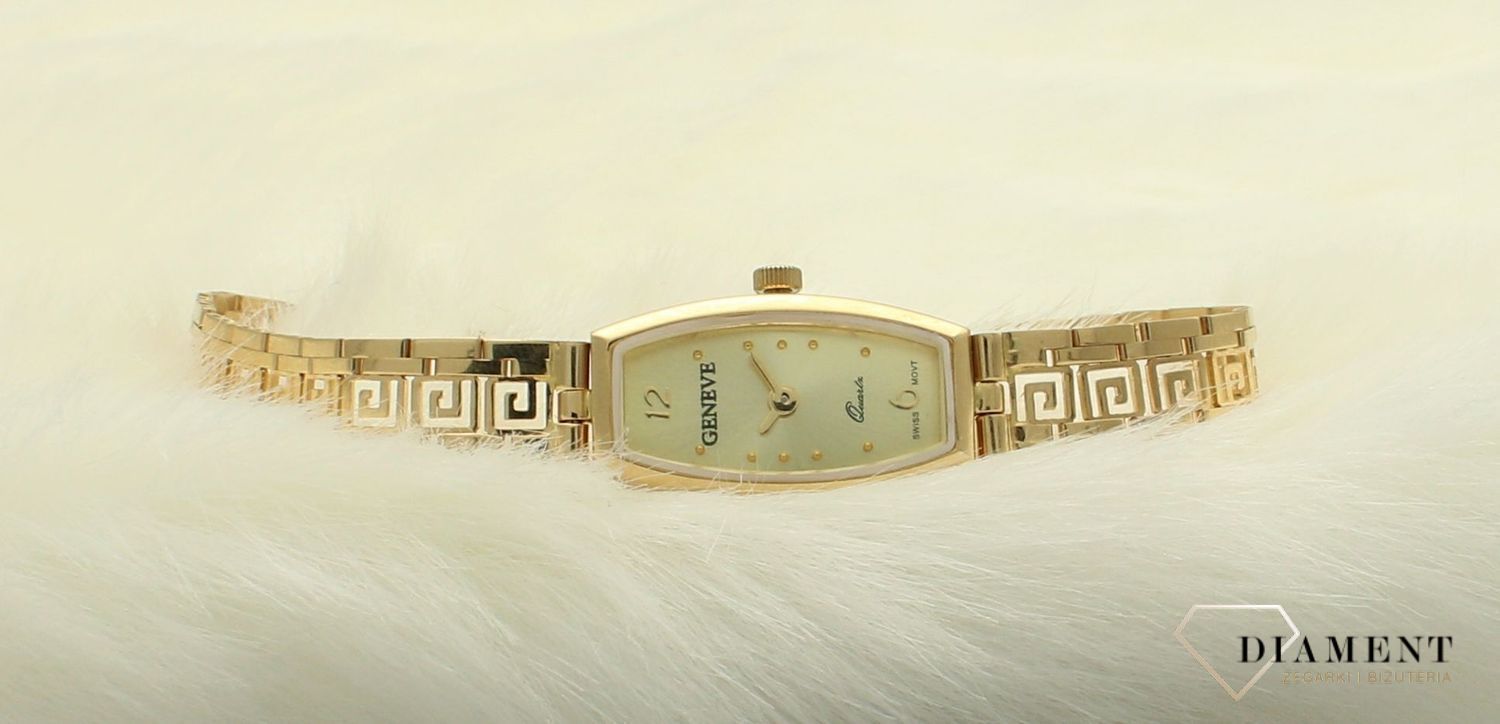 Złoty zegarek Geneve damski 585 biżuteryjna bransoletka 20 gram złota ZG 29B (2).jpg